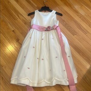 Cinderella White and Cream Formal Children’s Dress